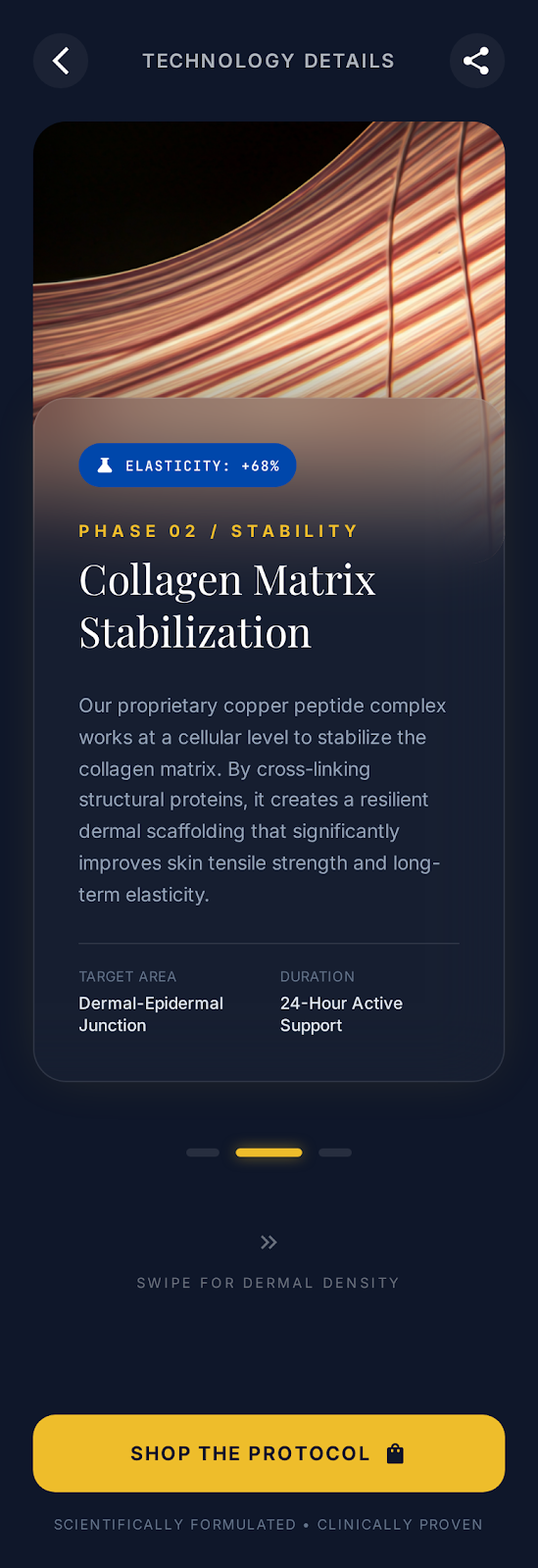 Collagen Stabilization - Matrix reinforcement technology